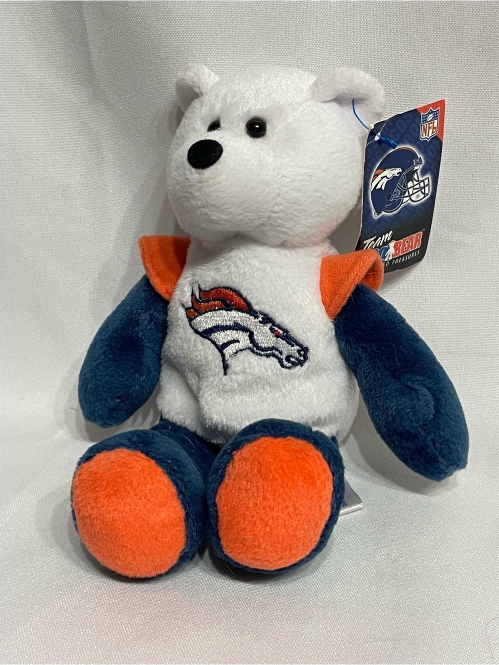vintage Limited Treasures NFL Denver Broncos Pro Bear Beanie Plush Great Cond